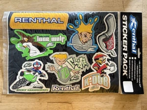 VINTAGE VERSIEGELT Renthal Lenker Aufkleber Set Motorrad Logo Decals Motocross - Bild 1 von 13