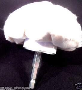 BUFFING 4" INCH MUSHROOM BUFFING/POLISHING THICK PAD FOR DRILL - Picture 1 of 3