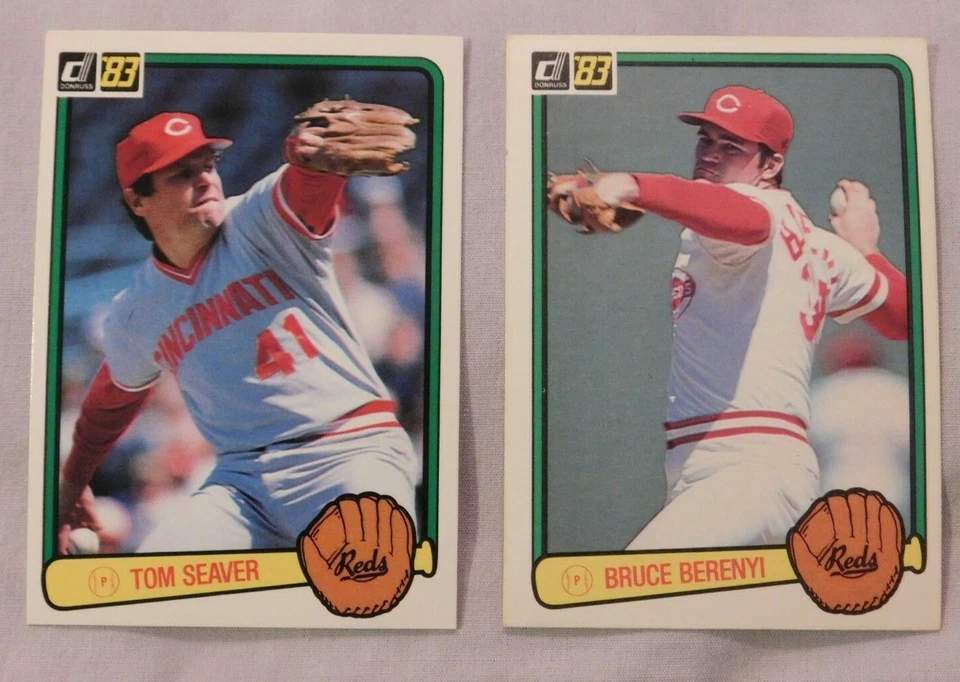1983 Donruss Cincinnati Reds Baseball Card Pick one - Image 1 of 1