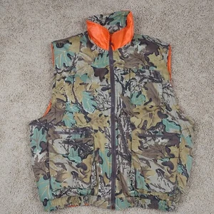 Ranger AST Sports Camo Hunting Full Zip Vest Camouflage Orange Size XL - Picture 1 of 7