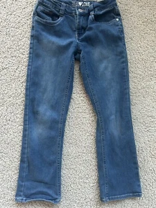 Real Love Girls' 5-Pocket Adjustable Waist Stretch Denim Jeans Size 8 - Picture 1 of 7