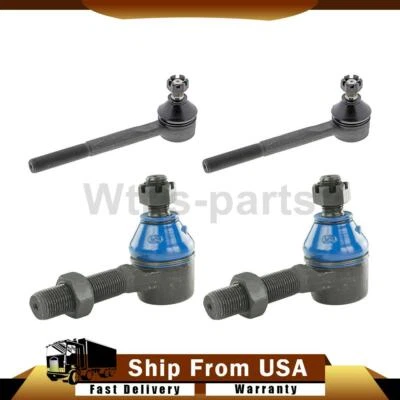 Para Toyota Pickup 1979-1983 RWD dianteira interna externa extremidade da haste de amarração 4x - Imagem 1 de 4