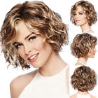 Women Straight Curly Hair Synthetic Cosplay Natural Wigs Pixie Short Cut Bob Wig