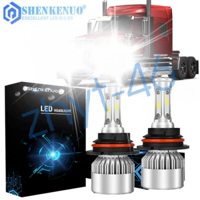 Fit For 2003-2012 International Truck 4300 4400 LED Headlight Bulbs Kit White - Image 1 of 4