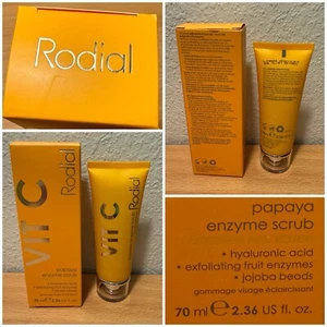 Rodial Vit C Papaya Enzym Peeling volle Größe 70 ml/2,36 flüssige Unzen Aufhellen - NEU!! - Bild 1 von 11