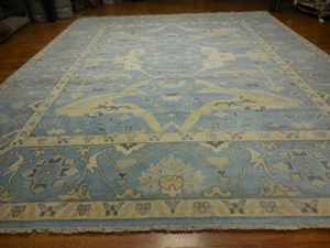 Turkish Oushak Rug, Modern Multicolored Area Rug 12x15, Handmade Ohemian Rug - Picture 1 of 24