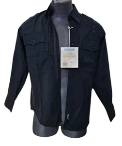 511 Tactical Series Small Short Sleeve Utility Work Shirt Spandex Poly Navy Blue - Picture 1 of 10
