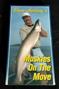STEVE HEITING'S MUSKIES ON THE MOVE VIDEO CINTA VCR FORMATO VHS 60 MIN 2001 - Imagen 1 de 4