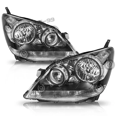For 2005-2010 Honda Odyssey OE Style Clear Reflector Headlights Assembly Pair - Image 1 of 4