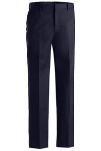 Edwards Mens Style 2510 NAVY BLUE CHINO FLAT FRONT PANT Size: 34 Unhemmed Length - Picture 1 of 1