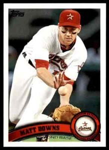 2011 Topps Update Matt Downs #US93 Houston Astros