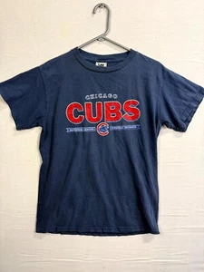 Vintage Lee Sport T-Shirt Men's Blue Chicago Cubs Graphic Short Sleeve Pullover - Picture 1 of 7