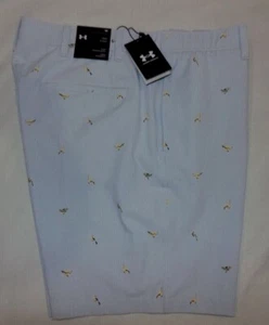 Under Armour Men's Storm Lightweight Printed Golf Shorts 40X10 new - Picture 1 of 34