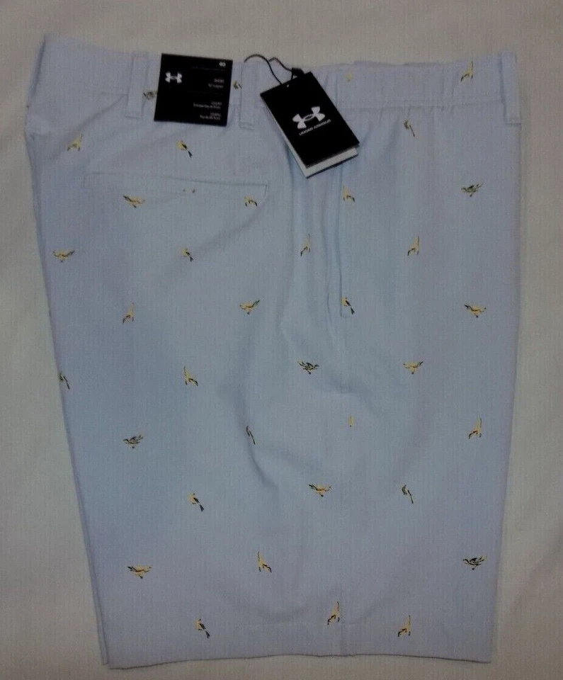 Шорты для гольфа мужские Under Armour Storm легкие с принтом 40X10 новые - Изображение 1 из 1