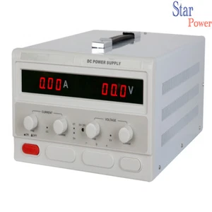 Regulowany zasilacz prądu stałego 0-60V 0-20A 1200W z 4 cyfrowymi dyspalami klasa laboratoryjna - Zdjęcie 1 z 6