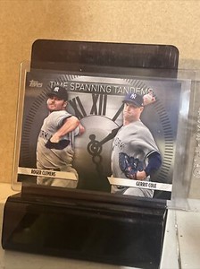 2023 Topps Update Time Spanning Tandems Gerrit Cole / Clemens #TS-23 Black /299