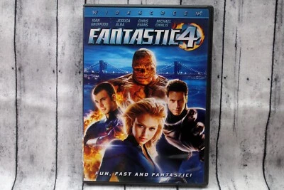 Fantastic Four (DVD, 2005, Widescreen) Ioan Gruffudd Jessica Alba Chris Evans Foto 1 de 4