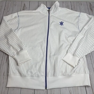 Abrigo para Hombres Avirex Cremallera Completa Chaqueta de Pista Pin Rayas Bordado Logo Talla Grande Foto 1 de 4