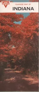 1966 Conoco Road Map: Indiana NOS - Picture 1 of 1