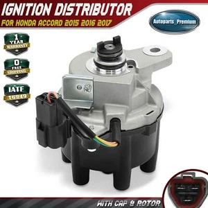 Ignition Distributor with Cap & Rotor for Honda Accord 1995 1996 1997 V6 2.7L - Picture 1 of 10