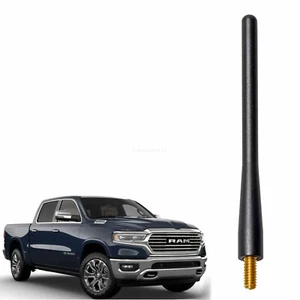 Mástil de antena de radio negro corto de 4,7" para Dodge Ram y Ram 1500 2500 3500 2009-2023 - Imagen 1 de 9