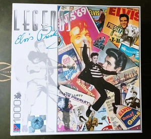 Legends of the Silver Screen ELVIS 1000 Piece Jigsaw Puzzle MasterPieces Sealed - Picture 1 of 5