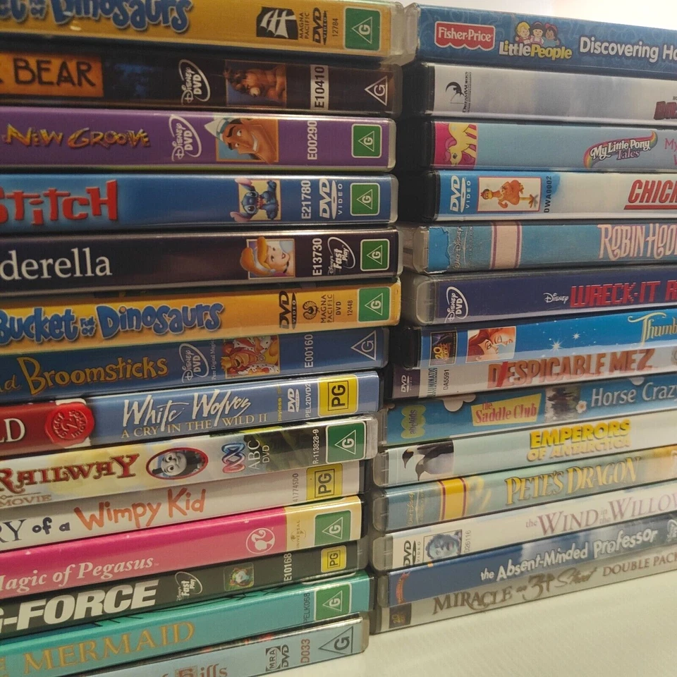 DVD's for kids, buy 4 or more to save 20% - image 1 of 1