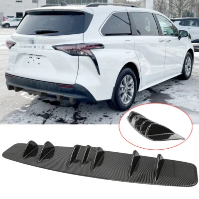 Для Toyota Sienna SE XLE XSE 7 плавников крыло задний бампер диффузор спойлер разветвитель - Изображение 1 из 4