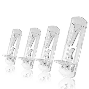 60pcs Locking Shelf Support Pegs 5mm Shelf Pins Clear Shelf Clips Plastic She... - Picture 1 of 6