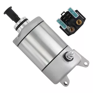 Starter & Relay For Yamaha Grizzly 350 YFM350TE 4WD 2007-2014 3HE-81890-00-00 - Bild 1 von 12