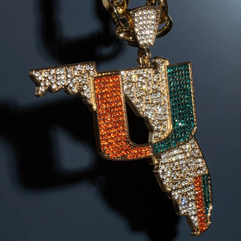 Miami Hurricanes Turnover Chain 4.0 State Of Miami - (5" x 4") - EliteAuto3K Cover