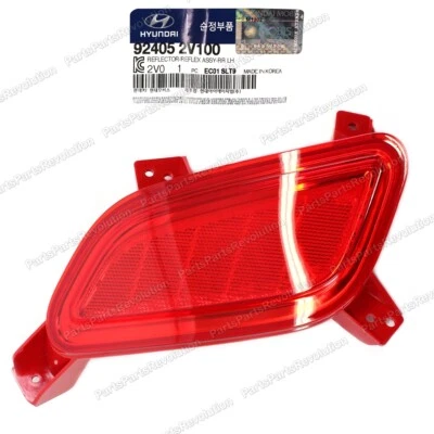 Reflector parachoques trasero izquierdo 924052V100 para Hyundai Veloster 2012-2017 Foto 1 de 2