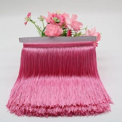 10 Yards 30CM Polyester Tassel Fringe Trims Lace Ribbon Latin Dance Curtain DIY - Image 1 of 4