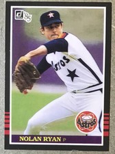 2005 NOLAN RYAN DONRUSS ‘85 REPRINT #/1985 SP ASTROS METS ANGELS GOAT