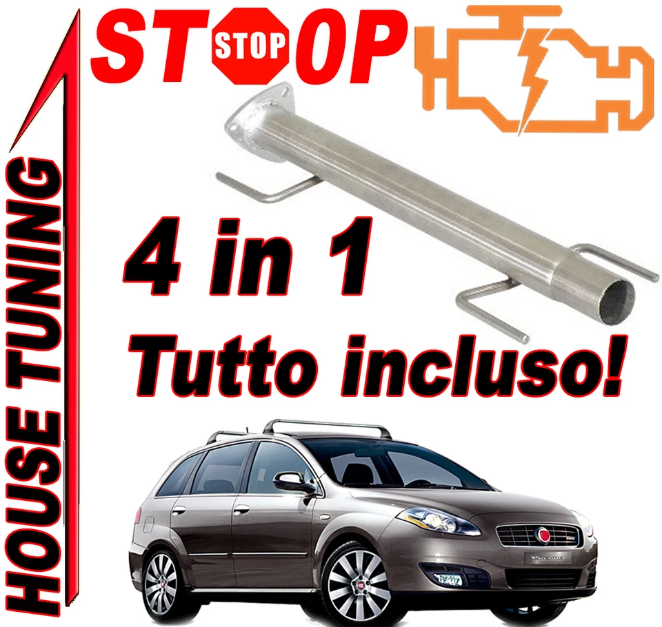 Disattivazione FAP + EGR + Tubo Centralina Fiat Croma 1.9 2.4 200 209 cv Mjet  - Immagine 1 di 1