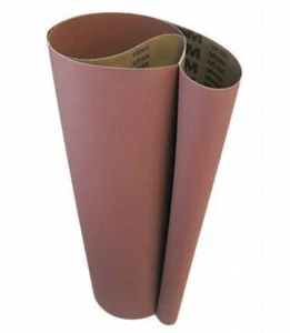 5 Belt 3M 47066 Sanding/Grinding Belt 150 Grit Coated Aluminum Oxide 37"W 60”L - Picture 1 of 2