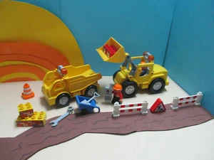 ( GB15/1 ) LEGO Duplo Baustellen Set Radlader LKW Zubehör - Bild 1 von 10