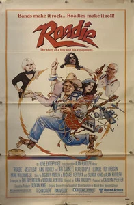 ROADIE Locandina originale un foglio film - 1980 - ALICE COOPER - Foto 1 di 9