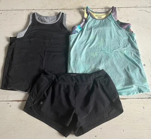 Girl's ATHLETA GIRL Size 12 Athletic Tank Tops + Shorts Lot - Picture 1 of 1