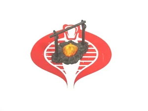 GI Joe Weapon Campfire Diorama 1:18 Figure Accessory  - Picture 1 of 1