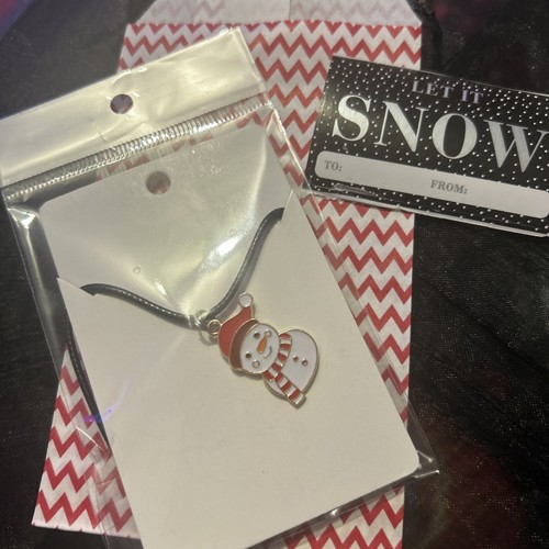 UNDERCOVER Collana Pupazzo di Neve Natalizia Riempimento Calza Segreto Babbo Natale