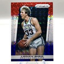 2013-14 Larry Bird Panini Prizm #232 Red White Blue Mosaic 