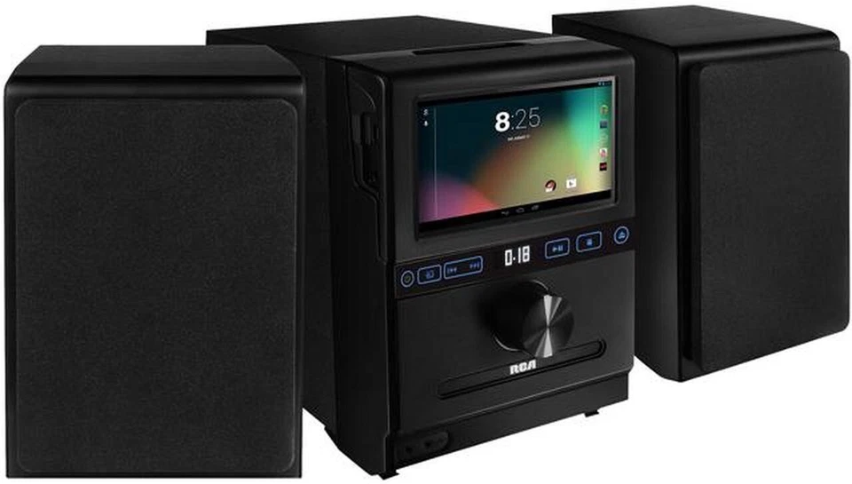 RCA RCS13101E Home Stereo System W Removable 7-inch Android Tablet & 2 speakers - Image 1 of 1