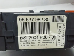 9663798280 fuse box for PEUGEOT 207 CONFORT 2007 127828 - Imagen 1 de 5