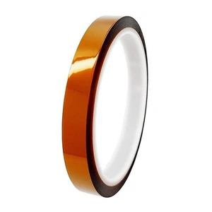 12 mm Hochtemperatur Hitzebeständiges Polyimid Kapton BGA Klebeband Silikonkleber - Bild 1 von 2