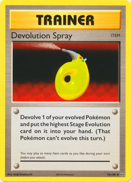 Devolution Spray - 76/108 - Uncommon - Moderately Played - Image 1 of 1