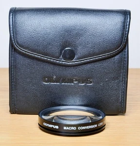 Olympus Macro Conversion Lens 55mm screw fit f=40cm Supplementary Lens with case - Picture 1 of 5
