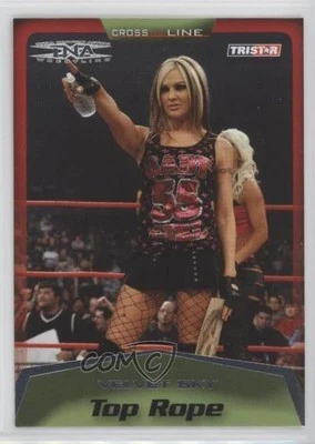 2008 TRISTAR TNA Wrestling Cross the Line Top Rope Velvet Sky #47 Foto 1 de 2