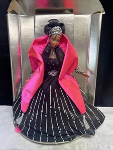 1998 Happy Holiday BARBIE Doll Special Black Edition Model #20201 Dusty!! - Imagen 1 de 5