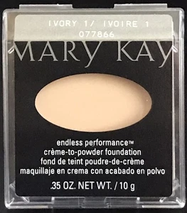 New Mary Kay Endless Performance Creme to Powder Foundation Ivory 1 Full Size - Picture 1 of 2